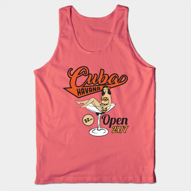 Havana Cuba Tank Top by servizio